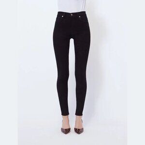 baldwin High-Rise Black Skinny Jeans